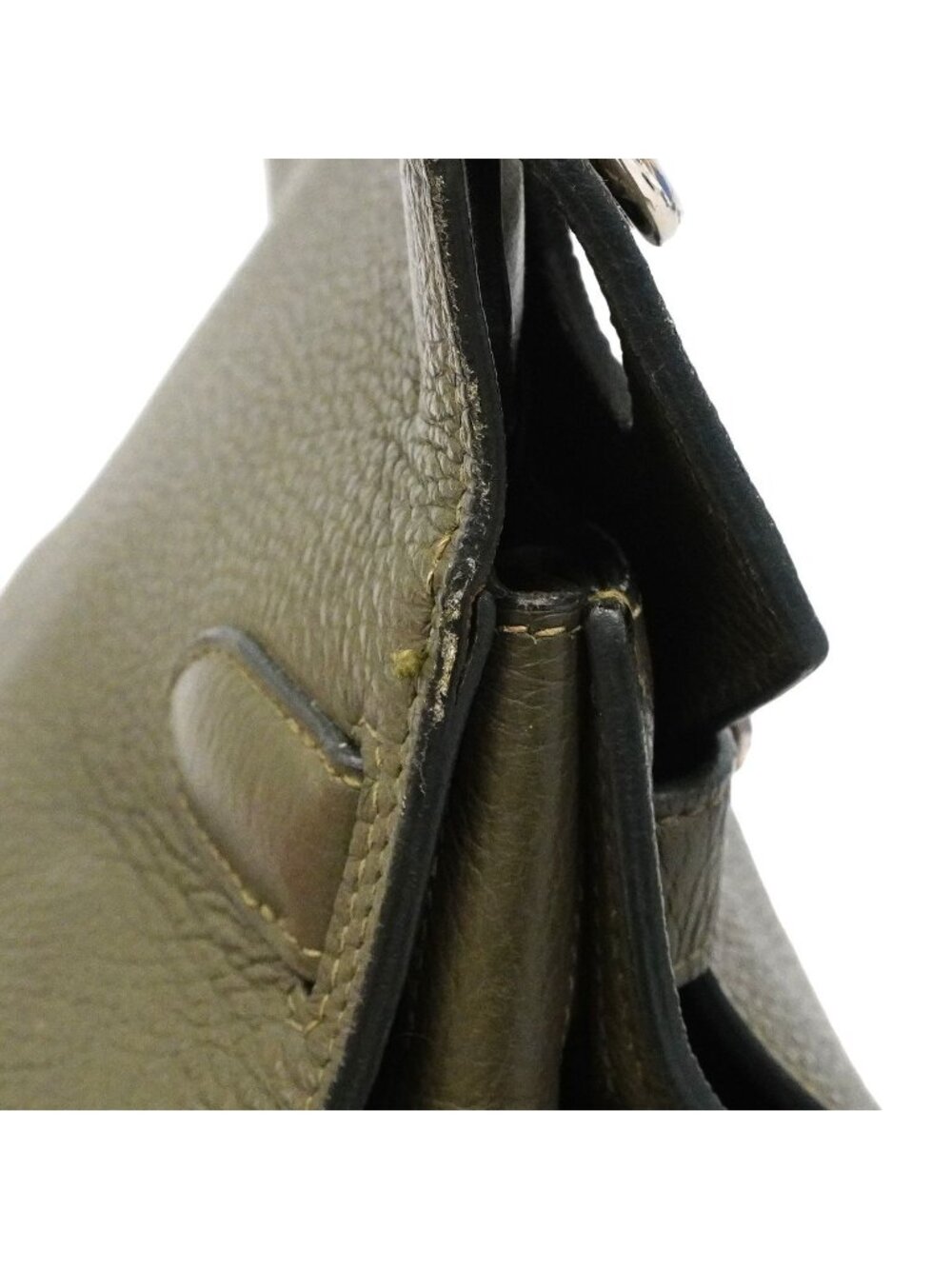 Hermes Shoulder Bag Jypsiere 34 Taurillon Clemence Canopi Silver - Picture 8 of 15